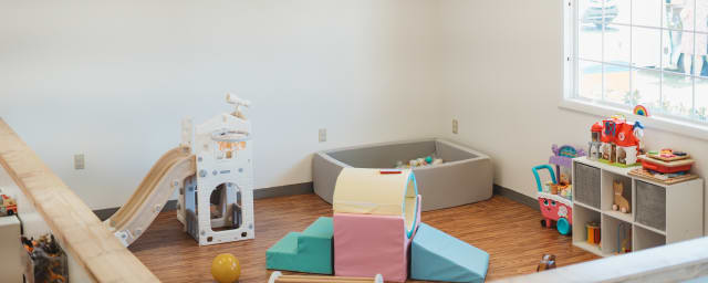 interior play space — Cozy Corner Playhouse, from its own website