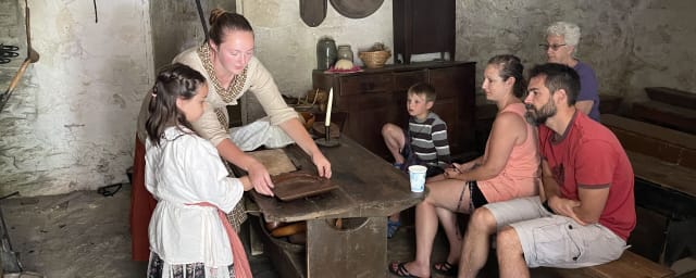 educational demonstration — Quiet Valley Living Historical Farm, from its own website