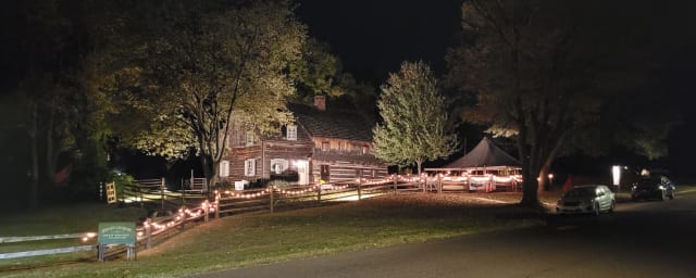 venue photograph — Morgan Log House, from its own website