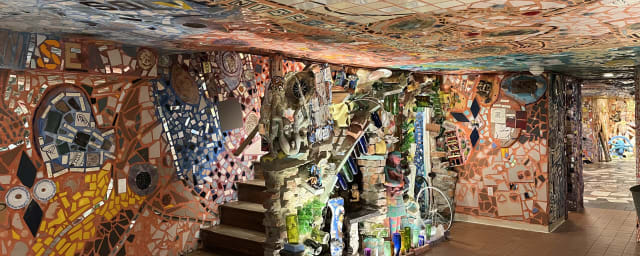 interior of the venue's defining feature — Philadelphia's Magic Gardens, from its own website