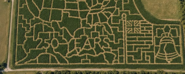 The Farmstead at Oregon Dairy - Corn Maze, from its own website