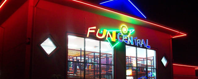 photograph of the venue's exterior and premises — Fun Central Inc, from its own website