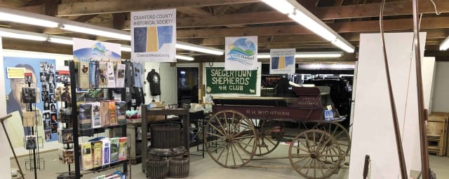 museum interior — Crawford County Historical Society, from its own website