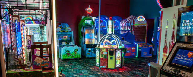 arcade interior — Faxon Bowling Lanes, from its own website