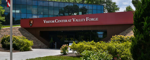Lower Lot - Valley Forge Visitors' Center, from its own website