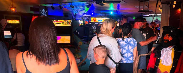 venue interior — Timeline Arcade - York, Pa, from its own website