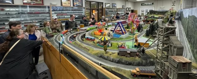The Mebane Train Display, from its own website