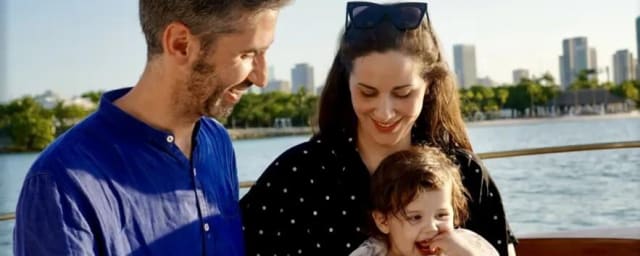 posed family portrait — Mizner's Dream - Miami Beach Boat Tours, from its own website