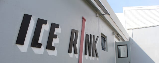 signage detail, not venue photograph — Springfield Ice Skating Rink, from its own website