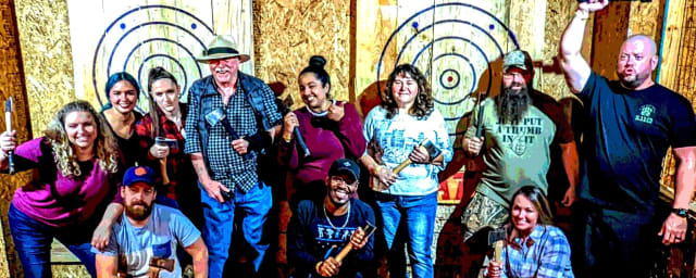 Hatchet Hangout - Axe Throwing Clearwater, from its own website