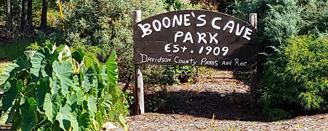 Boone's Cave Park, from its own website