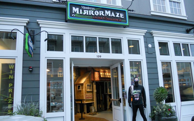 Monterey Mirror Maze and Laser Challenge, from its own website