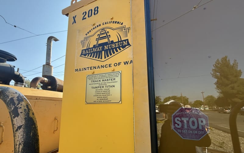 Southern California Railway Museum, from its own website