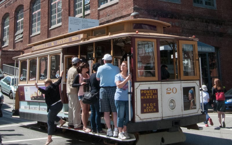 Cable Car Turnaround Powell St, from its own website