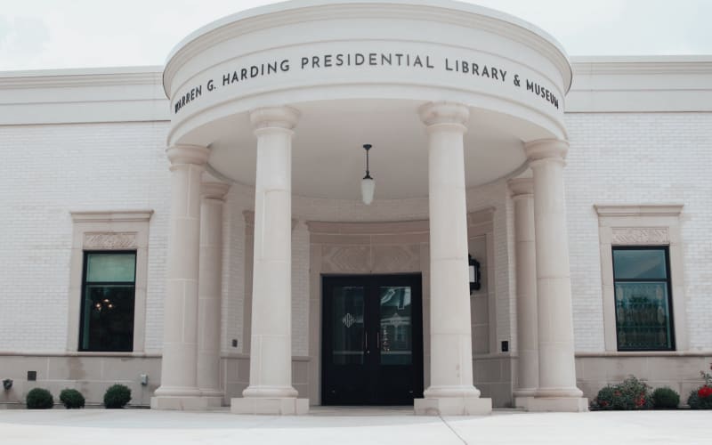 Warren G. Harding Presidential Sites, from its own website