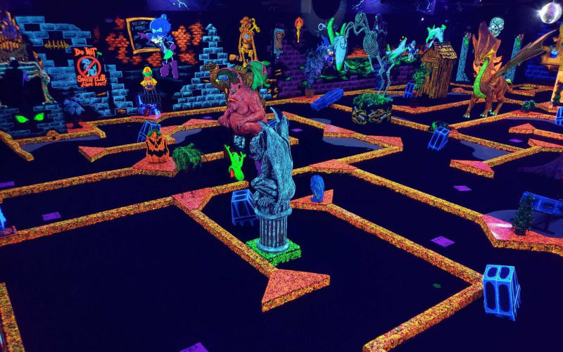 Monster Mini Golf Seagoville, from its own website