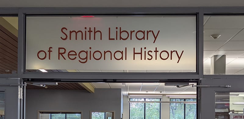 Smith Library of Regional History, from its own website