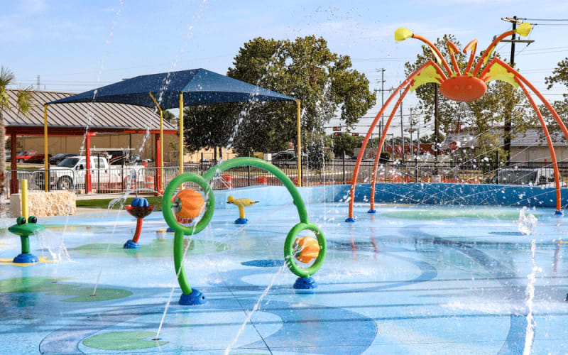 Northview Park splash pad, from its own website
