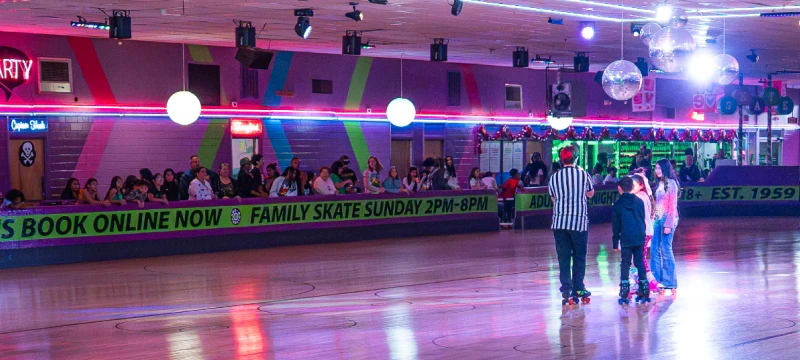 The Rollercade Skate Rink, from its own website