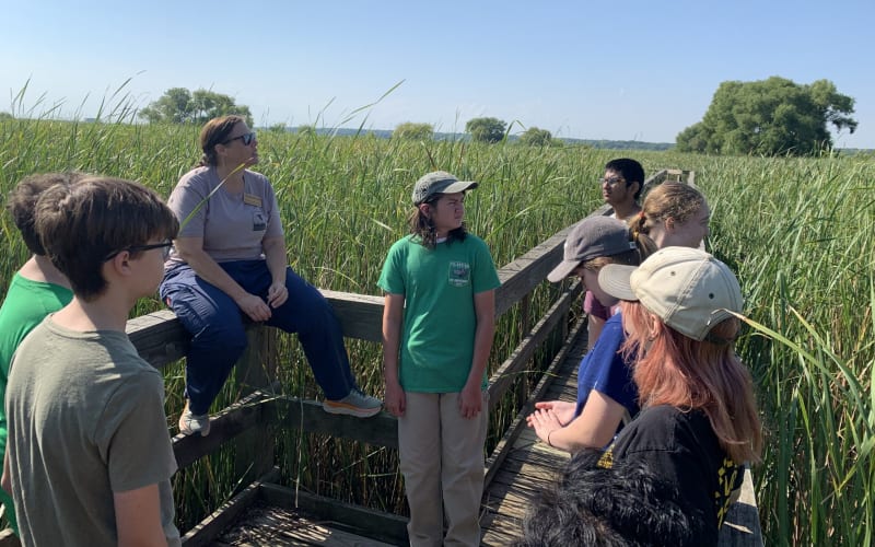 John Bunker Sands Wetland Center, from its own website