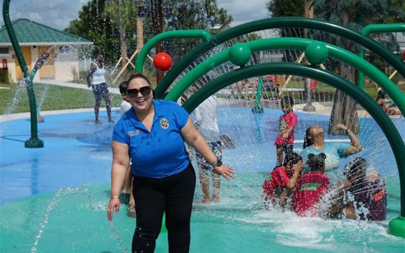 El Yunque Community Splash Pad, from its own website