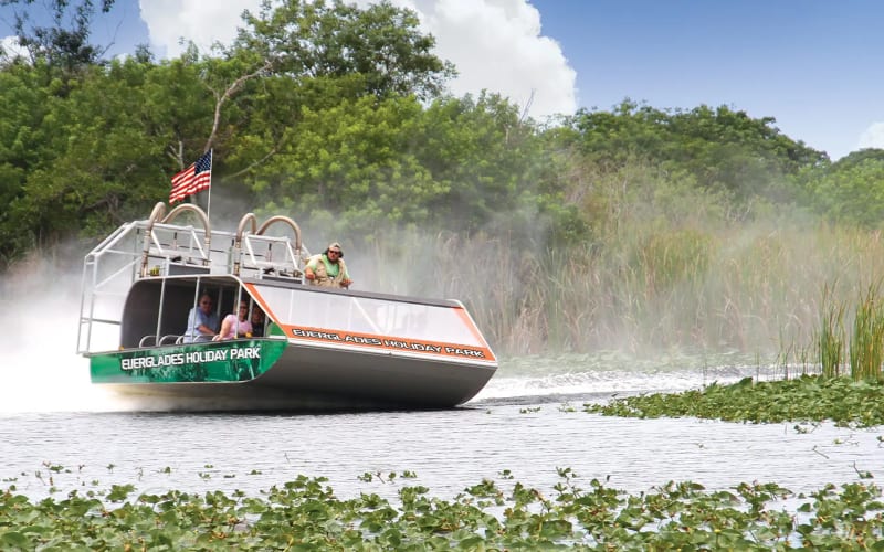 Everglades Holiday Park Airboat Tours and Rides, from its own website