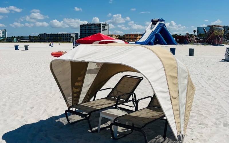 Treasure Island Waterslide and Cabanas, from its own website