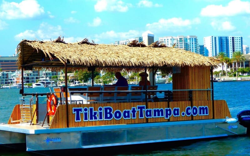 Tiki Boat Tampa, from its own website