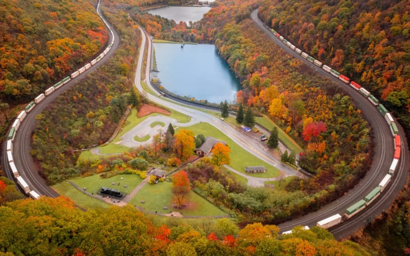 Horseshoe Curve National Historic Landmark, from its own website