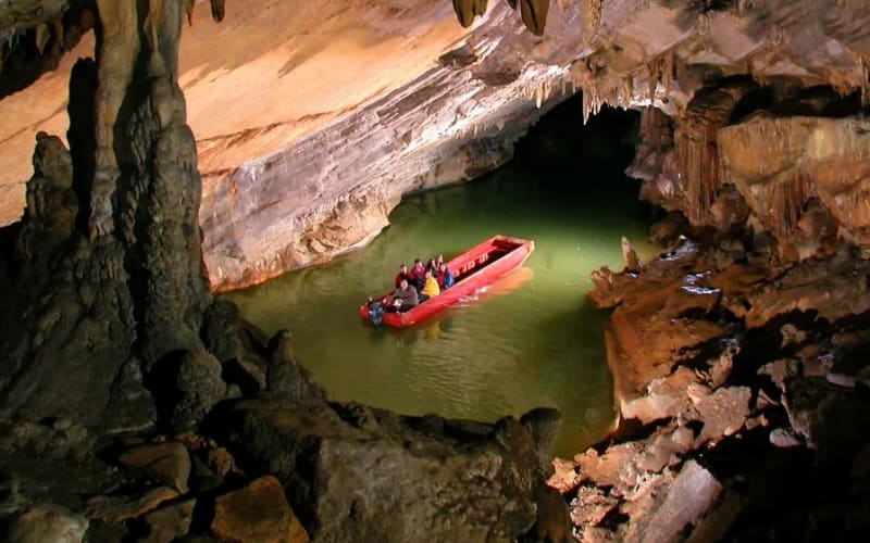Penn's Cave and Wildlife Park, from its own website