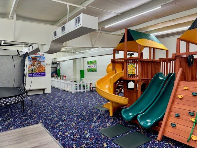 Woodplay Party Room, from its own website
