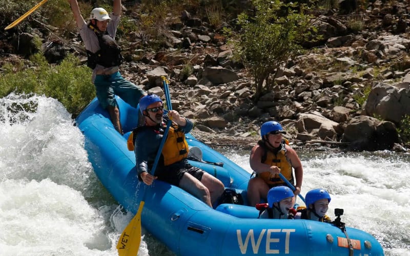 WET River Trips - American River Rafting Near Sacramento, from its own website