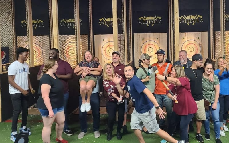 Valhalla Indoor Axe Throwing, from its own website