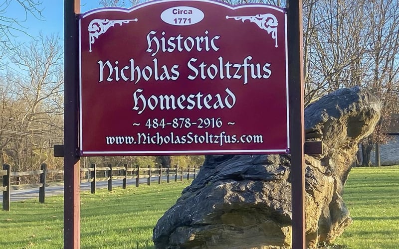 Nicholas Stoltzfus Homestead, from its own website