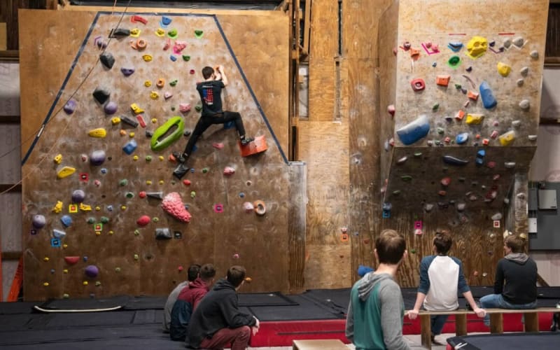 Red Barn Climbing Gym, from its own website