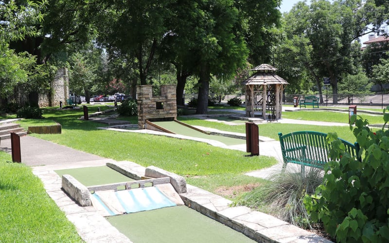 Landa Park Mini Golf, from its own website