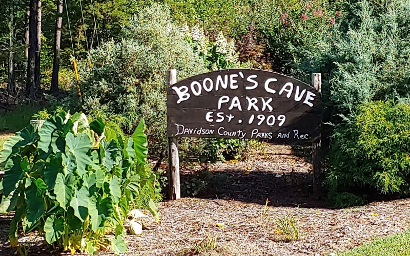 Boone's Cave Park, from its own website