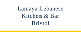 Lamaya Lebanese Kitchen & Bar Bristol logo
