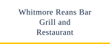 Whitmore Reans Bar Grill and Restaurant logo