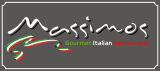 Massimos At The Log Cabin logo