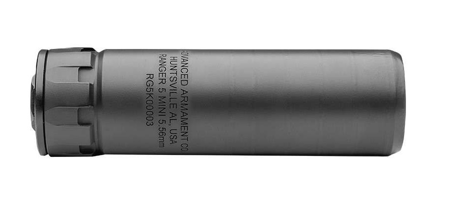 AAC Ranger 5 Mini Inconel 5.56 Rifle Suppressor 1/2x28 Full Auto Rated-img-0