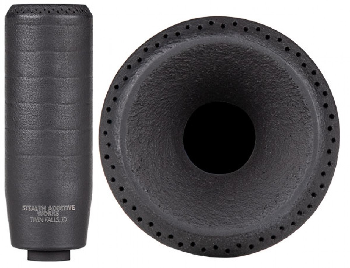Stealth Additive Works (SAW) Shiv 9mm Titanium (Ti) Pistol Suppressor Blem-img-0