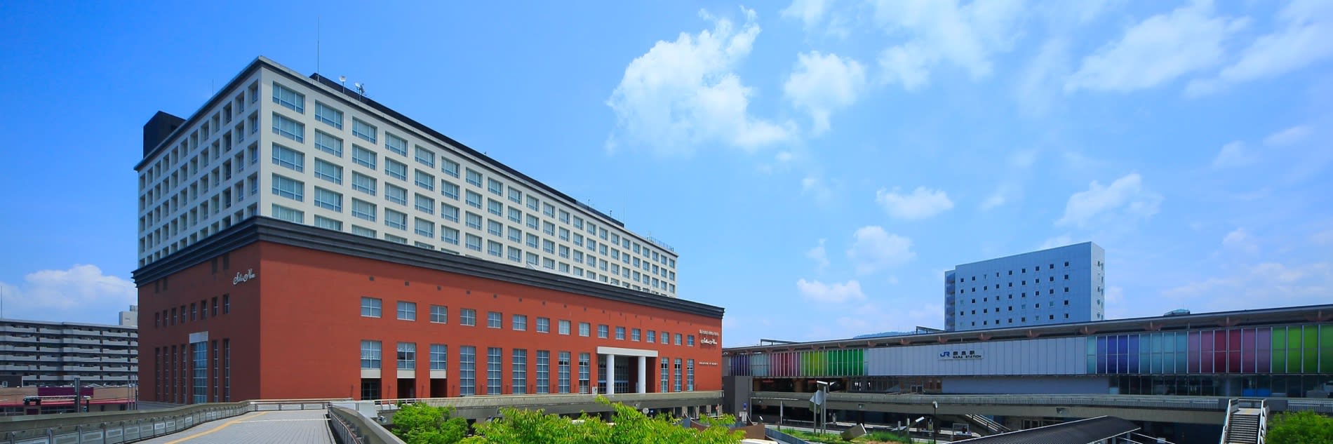 Façade de l'Hotel Nikko Nara, relié à la gare JR de Nara, hôtel refinancé par le prêt vert de Japan Hotel REIT