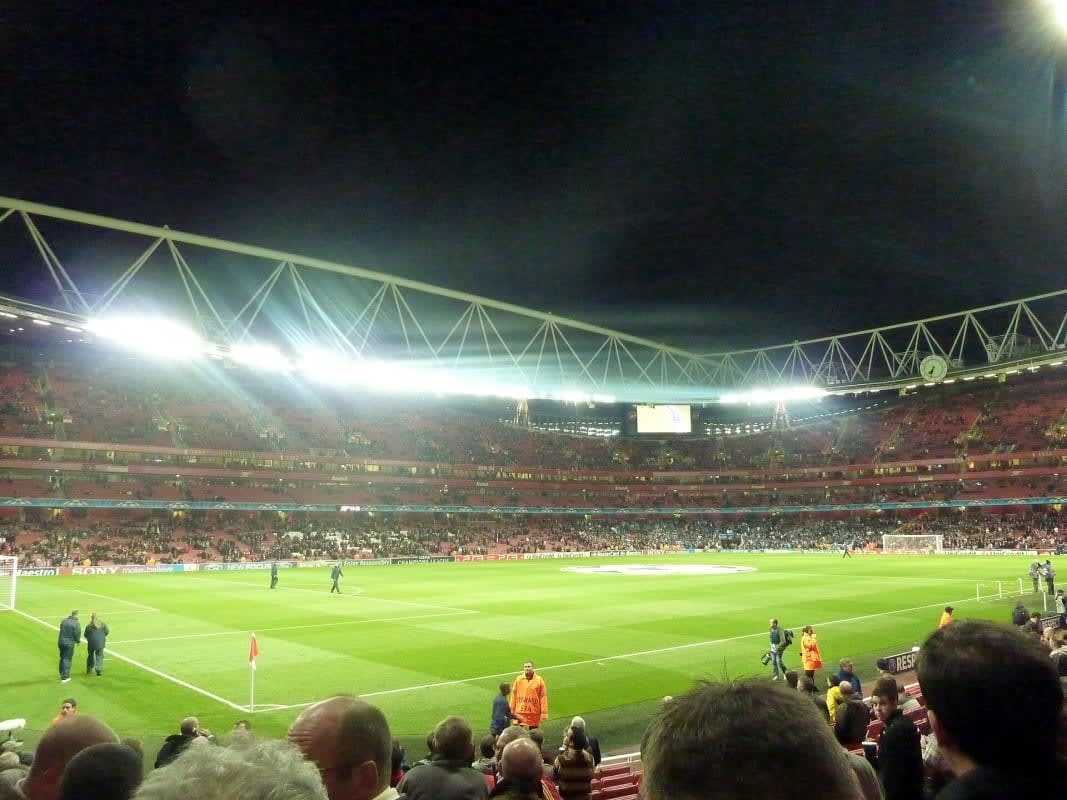 L'Emirates Stadium d'Arsenal un soir de match
