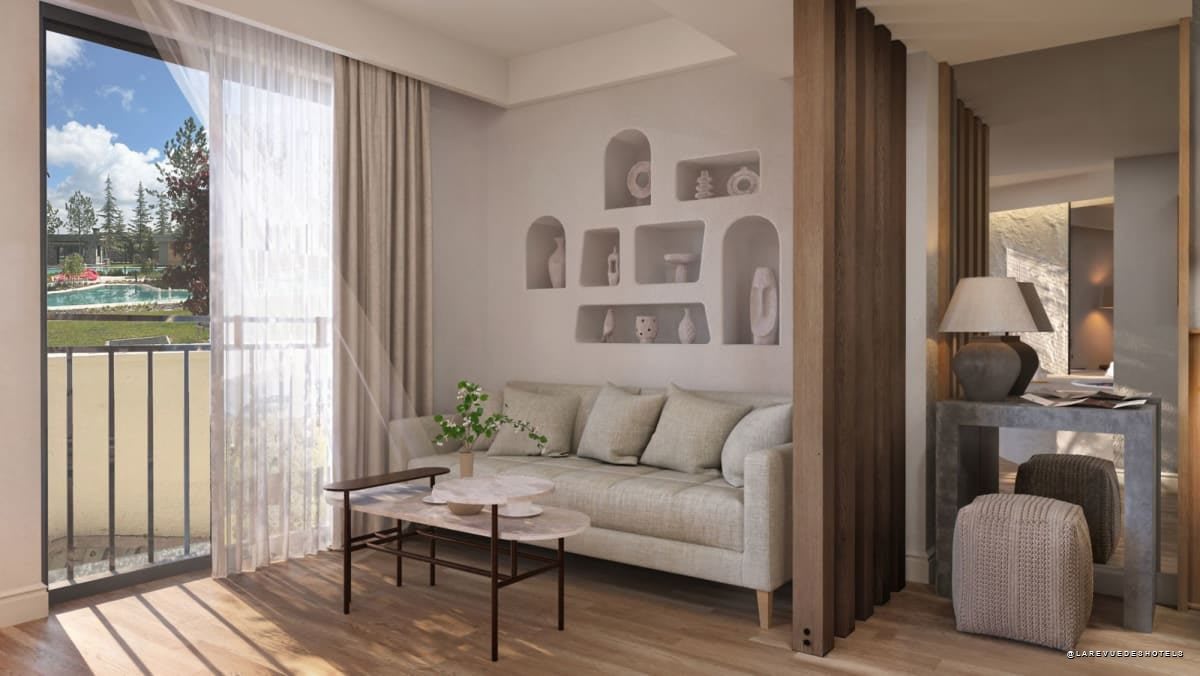 Suite at Fortuna of Cappadocia opening onto the Uçhisar valley
