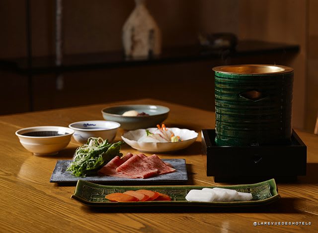 Le dîner kaiseki du forfait Couture Tokyo au restaurant Wadakura