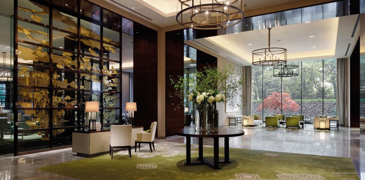 Le lobby du Palace Hotel Tokyo