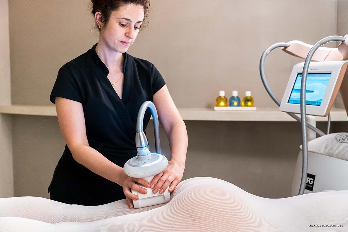 L'accueil du Spa by Clarins à l'Hôtel de Paris Saint-Tropez