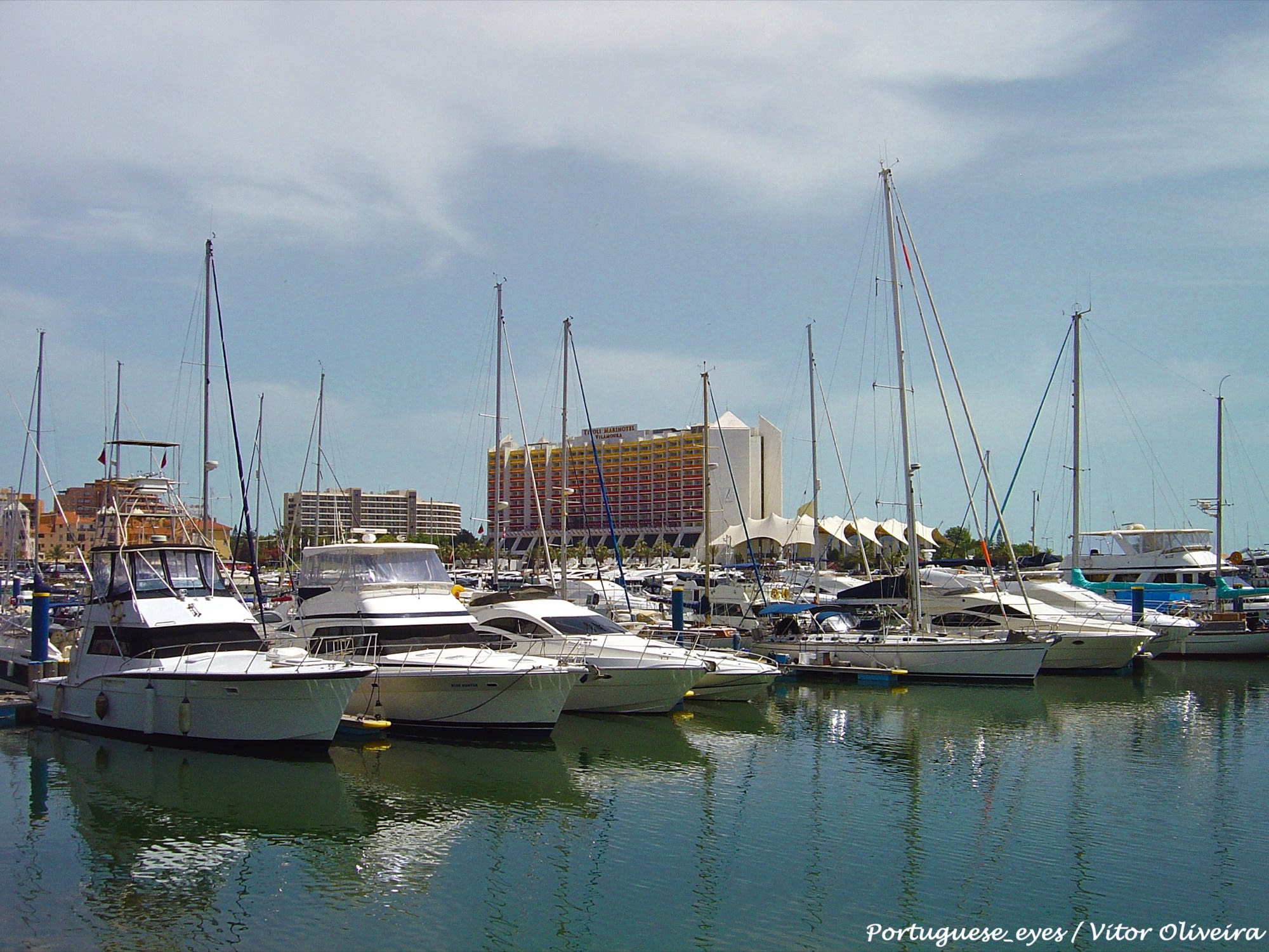 La marina de Vilamoura en Algarve