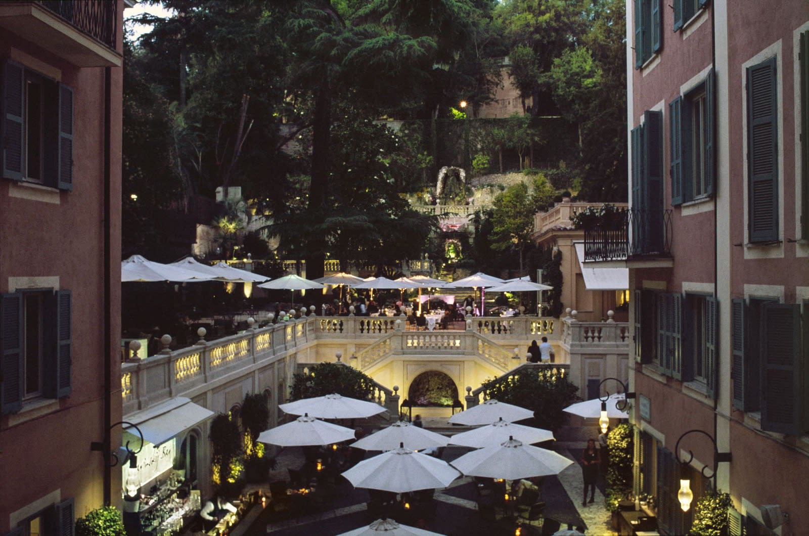 Hotel de Russie à Rome, piazzetta Valadier